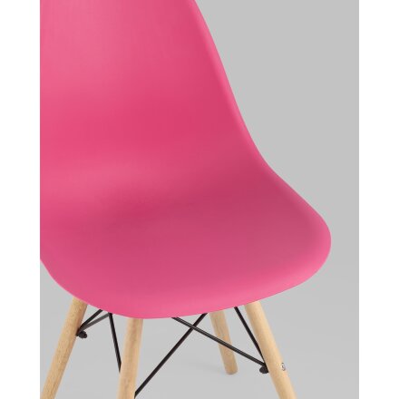 Стул Eames Style DSW маджента x4 
