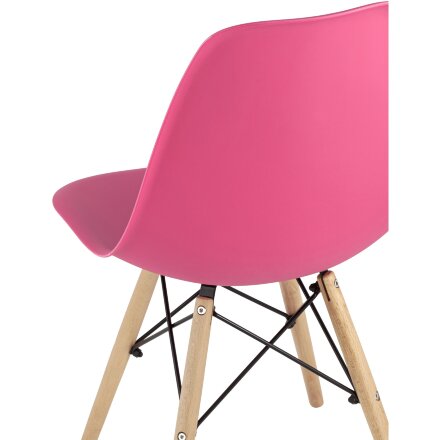 Стул Eames Style DSW маджента x4 