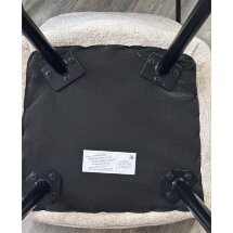 Стул REFLET 3018-10 бежевый, шенилл / черный каркас, ®DISAUR