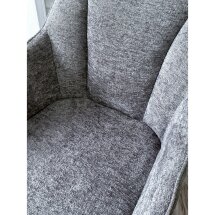 Стул REFLET 3018-17 серый, шенилл / черный каркас, ®DISAUR