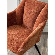 Стул REFLET 3018-09 терракотовый, шенилл / черный каркас, ®DISAUR