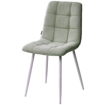 Стул CHILLI UF860-11B мятный, ткань/ белый каркас М-City