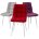 Стул CHILLI UF860-15B сияющая орхидея, ткань/ белый каркас М-City 