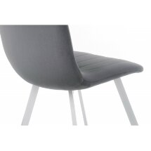 Стул на металлокаркасе на металлокаркасе Sling gray / white