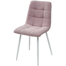 Стул CHILLI UF860-04B сиреневый, ткань/ белый каркас М-City