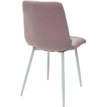Стул CHILLI UF860-04B сиреневый, ткань/ белый каркас М-City