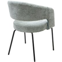 Стул SNUG 3018-04 мятный, шенилл / черный каркас, ®DISAUR