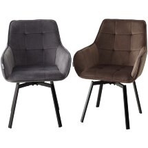Стул MAVERICK 360 град. поворот. BLUVEL-14 GREY/ черный каркас, М-City