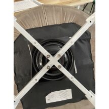 Стул MAVERICK 360 град. поворот. BLUVEL-14 GREY/ черный каркас, М-City